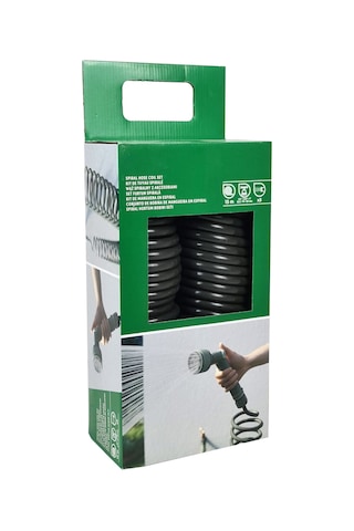 Verve Spiral Hortum Bahçe Balkon Sulama Seti 15 M