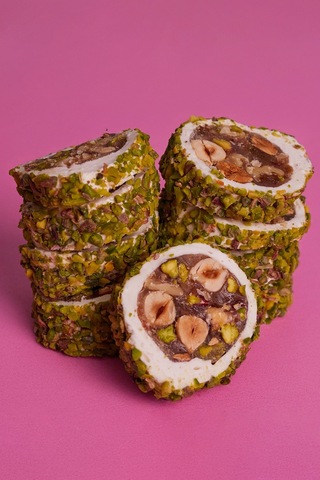 Sarma Lokum Atom Badem, Fındık, Ceviz, Antep Fıstık 300 Gram