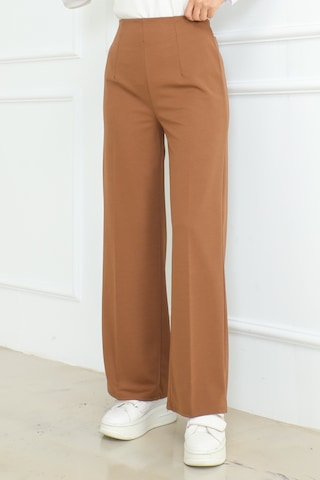 Palazzo Scuba Pantolon 866 - Kahve Kahverengi