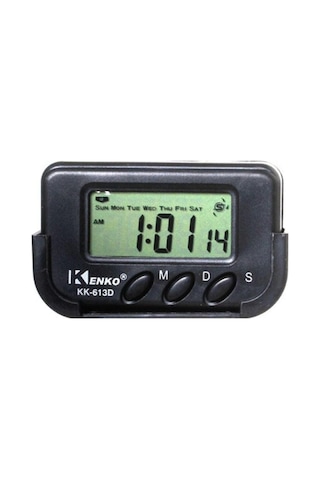 Kenko Kk-613d Dijital Küçük Masa-araba Saati-alarm-kronometre