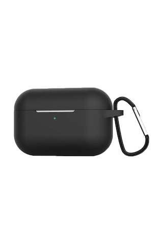E2m Apple Uyumlu AirPods Pro 3 Sense Silikon Siyah Siyah