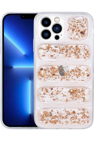 Apple Uyumlu iPhone 12 Pro Max Kamera Korumalı Simli Airbag'li Zore Dalga Kapak