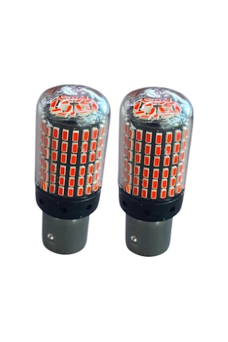 Çift Duy 144 Led Geri Vites Ampulü Kırmızı