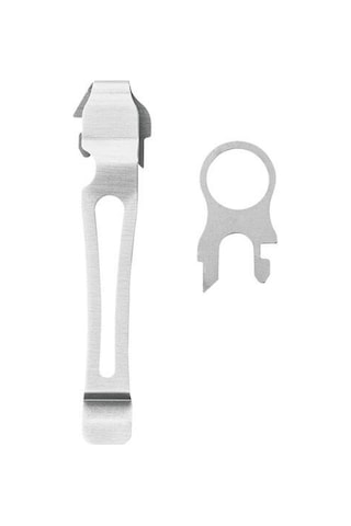 Leatherman Kamp Cep Klipsi Ve Kordon Halkası Gri