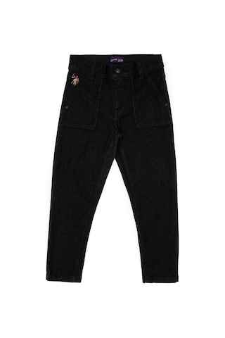 U.s. Polo Assn. Erkek Çocuk Siyah Pantolon Jean 50316705-dn0027 Black