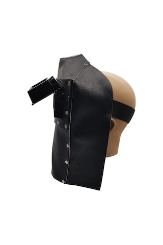 Mtweld Kaynakçı Baş Maskesi Deri Kapaklı Kaynak Maskesi