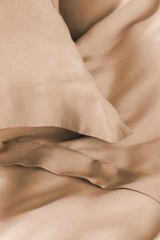 İssimo Jade Peony Vegan İpek Nevresim Takımı Çift Kişilik Somon-1840 Somon