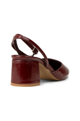Deery Kadın Bordo İnce Bantlı Topuklu Ayakkabı - Rd016zbrdm01 Bordo