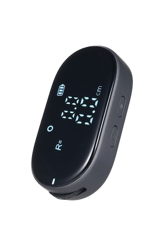 Springsun Dijital Ölçüm Bandı Şarj Edilebilir Elektronik Tekerlekli Ölçüm Aleti Siyah Dahili 200 Mah Pil 328 Ayak