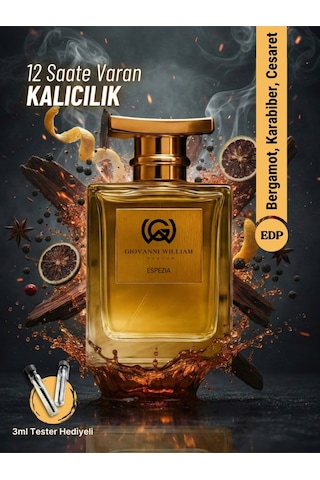 Espezia Erkek Parfümü Sexy Yazlık Edp Güçlü Kalıcı Etkileyici Zencefil, Lavanta, Biber, Tarçın, Meşe Yosunu Fresh - Marin