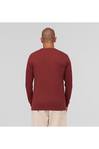 Columbia Csc M Basic Sm Logo Ls Tee Bordo Erkek Outdoor Tshirt Cs0354