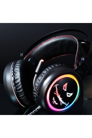 Rush Sash RH12 3.5 MM RGB Gaming Mikrofonlu Oyuncu Kulaklığı