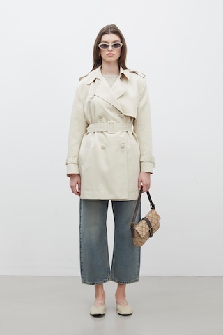 Manuka Chelsea Kruvaze Trençkot Bej