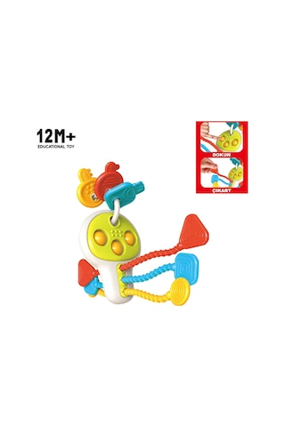 Vardem Eğitici Poppitli Cırcırlı Bebek Anahtarlığı Rt1507