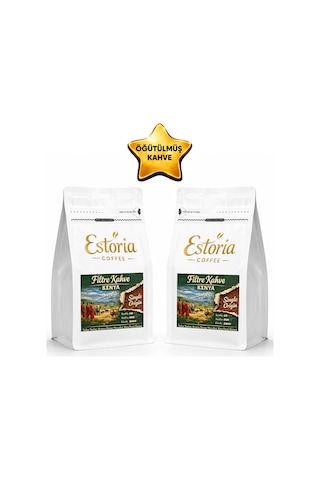 Filtre Kahve Kenya 2x250g Öğütülmüş Kahve 500g