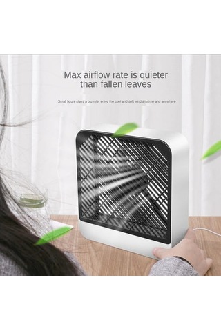 Mini Taşınabilir Fan Soğutucu Vantilatör 2255 Siyah