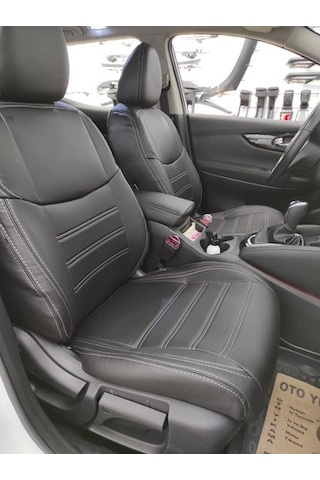 Nissan Qashqai Araca Özel Deri Oto Koltuk Kılıfı (489615520)