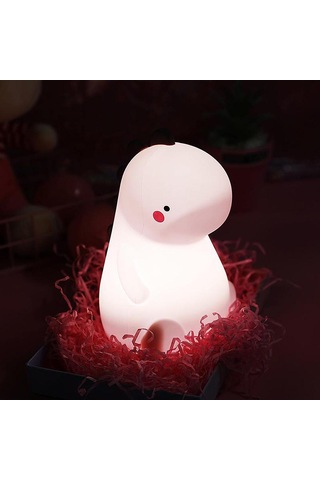 Homyl Led Gece Işığı Başucu Lambası Renk Değiştiren Pembe Pembe