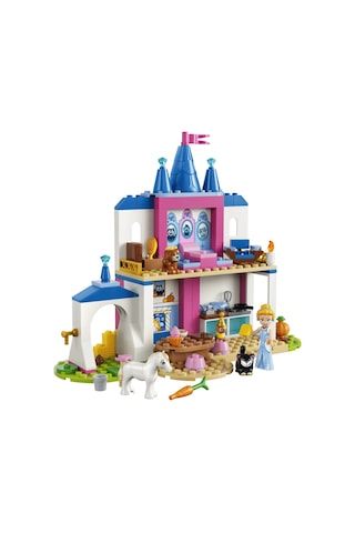 LEGO® ǀ Disney Princess Sindirella Hayvan Dostları Şatosu 43283 – 4+ Yaş için Yaratıcı Oyuncak Yapım Seti (149 Parça)