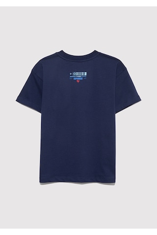 Mavi Superman Baskılı Koyu Lacivert Erkek Çocuk T-shirt M6610380-70720 Koyu Lacivert