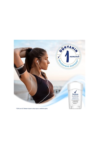 Rexona Clinical Protection Shower Clean Krem Deodorant 2 x 45 ML