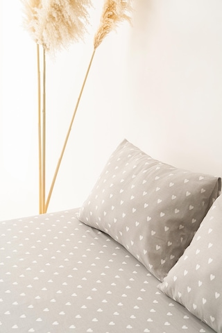 Soley Mix & Match Hearts %100 Pamuk Tek Kişilik Çarşaf Seti