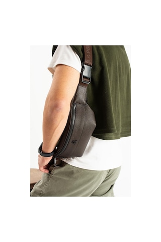 Baginn Erkek Bel Çantası Free Bag Omuz Çantası Fonksiyonel Kullanım 25 12 Cm Mega Bag The Northwest Kahverengi