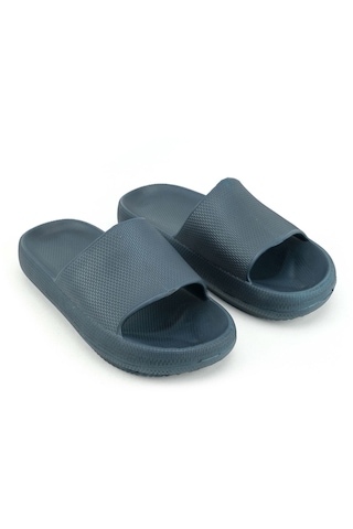 Gezer Yazlık Erkek Eva Banyo Bahçe Islak Zemine Uygun Terlik Lacivert