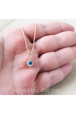 Nazar Boncuğu Altın Kolye Ucu As1434Gkl Altınsepeti