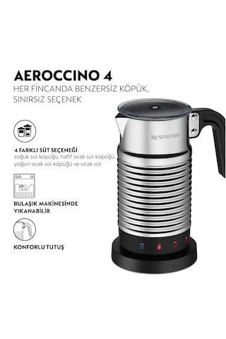 Nespresso Aeroccino 4 Kahve Süt Köpürtücü