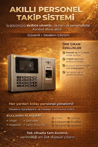 Parmak izi okuyucu Kartlı Personel -web Giriş Çıkış Programı