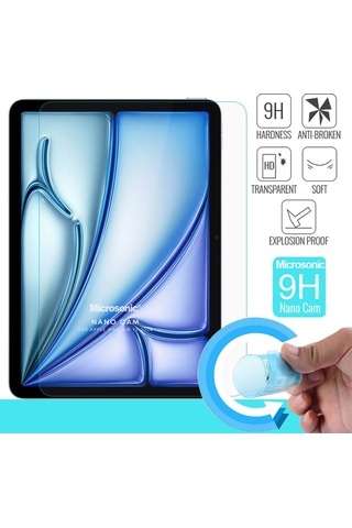 Microsonic İpad Uyumlu Air 11 2025 A3266-a3267 Nano Cam Ekran Koruyucu