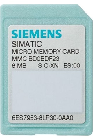SIEMENS 6ES7953-8LL31-0AA0 SIMATIC S7, Micro Memory Card P. S7-30 SIEMENS 6ES7953-8LL31-0AA0 SIMATIC S7, Micro Memory Card P. S7-30