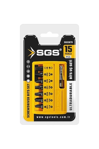 Parça Profesyonel Tornavida Uç Ve Hızlı Adaptör Seti Model Sgs3870 Ph1-ph3 Ve Pz1-pz3 Uçlar İle H5 Adaptör Içeri
