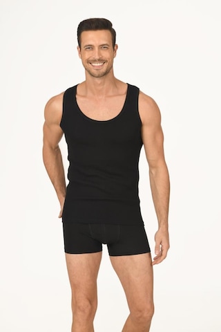 6 Adet Nbb Erkek Ribana Askılı Atlet 712 Siyah