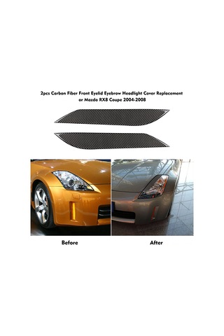 Padalink Nıssan 350z Z33 03-08 Karbon Fiber Farj Kaşlığı - 2'li Set, Kolay Montaj