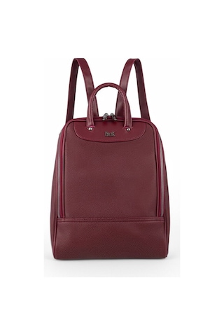 Bilik Deri Bordo Kadın Sırt Çantası Dlr01 085 Bordo