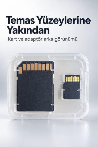Microsd Hafıza Kartı 16 Gb Adaptörlü Set Tkndy-bsva4969