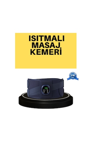 Isıtmalı Masajlı Bel Destek Kemeri Ev Glblseme - 43 Tipi Kullanım Çok Renkli