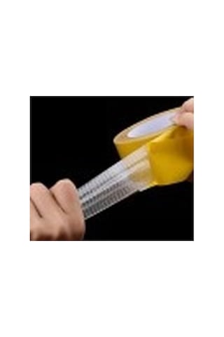 Geniş 10 Metre 3 Cm Çift Taraflı Süper Güçlü Yapışkan Yapıştırıcı Bant Isıya Dayanıklı 2f326