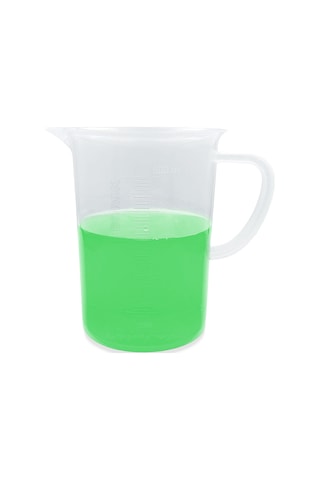 Borox Kulplu Plastik Beher 500 ML Kabartma Dereceli Beaker