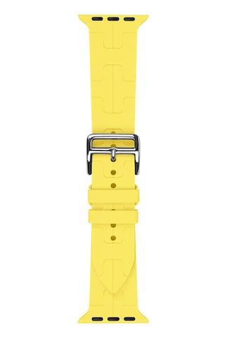 Ekılıf - Apple Uyumlu Watch 7 45mm - Kordon Silikon Kordon Krd-92 - Petrol Yeşil