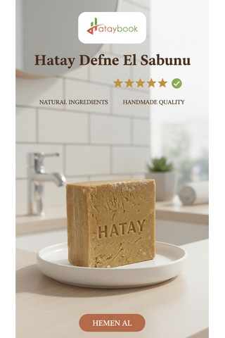 %80 Hatay Defne Sabunu 1 Adet Doğal