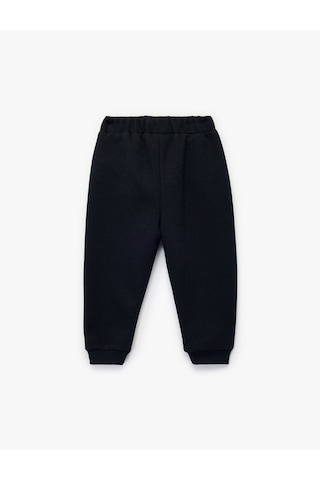Koton Düğmeli Beli Lastikli Cepli Jogger Eşofman Altı Lacivert 7wmb40012tk