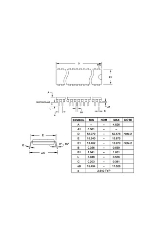 Atmega16a-pu 8-bit 16mhz Mikrodenetleyici Dıp-40