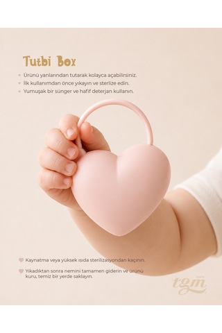 Tgm Baby Tutbi Box Kalpli Emzik Kutusu Açık Pembe