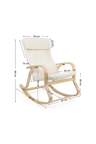 Songmıcs Sallanan Sandalye, Salıncak Sandalye, Yatar Koltuk, Taşıma Kapasitesi 120 Kg, Huş Ağacı Çer Sku: Smg8690010178411 Abanoz
