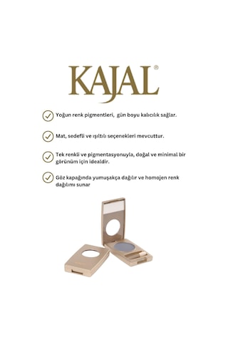 Yüksek Renk Pigmentasyonlu Tekli Toz Göz Farı Buz Mavisi - No: 112 Mavi