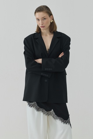 Sena Güven Arwen Blazer Ceket Siyah