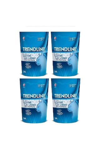 Trendline Tozsuz Silika Kristal Kedi Kumu 4 x 3600 ML